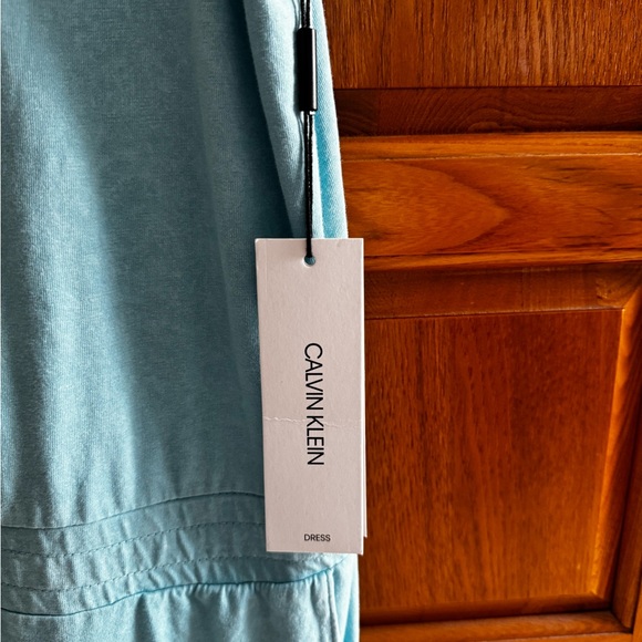 Calvin Klein Light Blue Shorts-All, NWT, Double V-Neck, Elastic Waist, size XL. - Picture 3 of 8